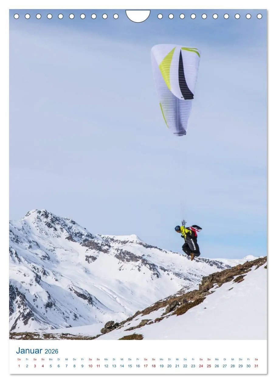 Bild: 9783516407570 | Paragliding - von grünen Wiesen zu schroffen Gletschen...
