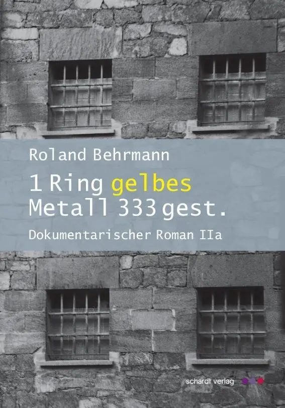 Cover: 9783898417570 | 1 Ring gelbes Metall 333 gest. | Dokumentarischer Roman | Behrmann