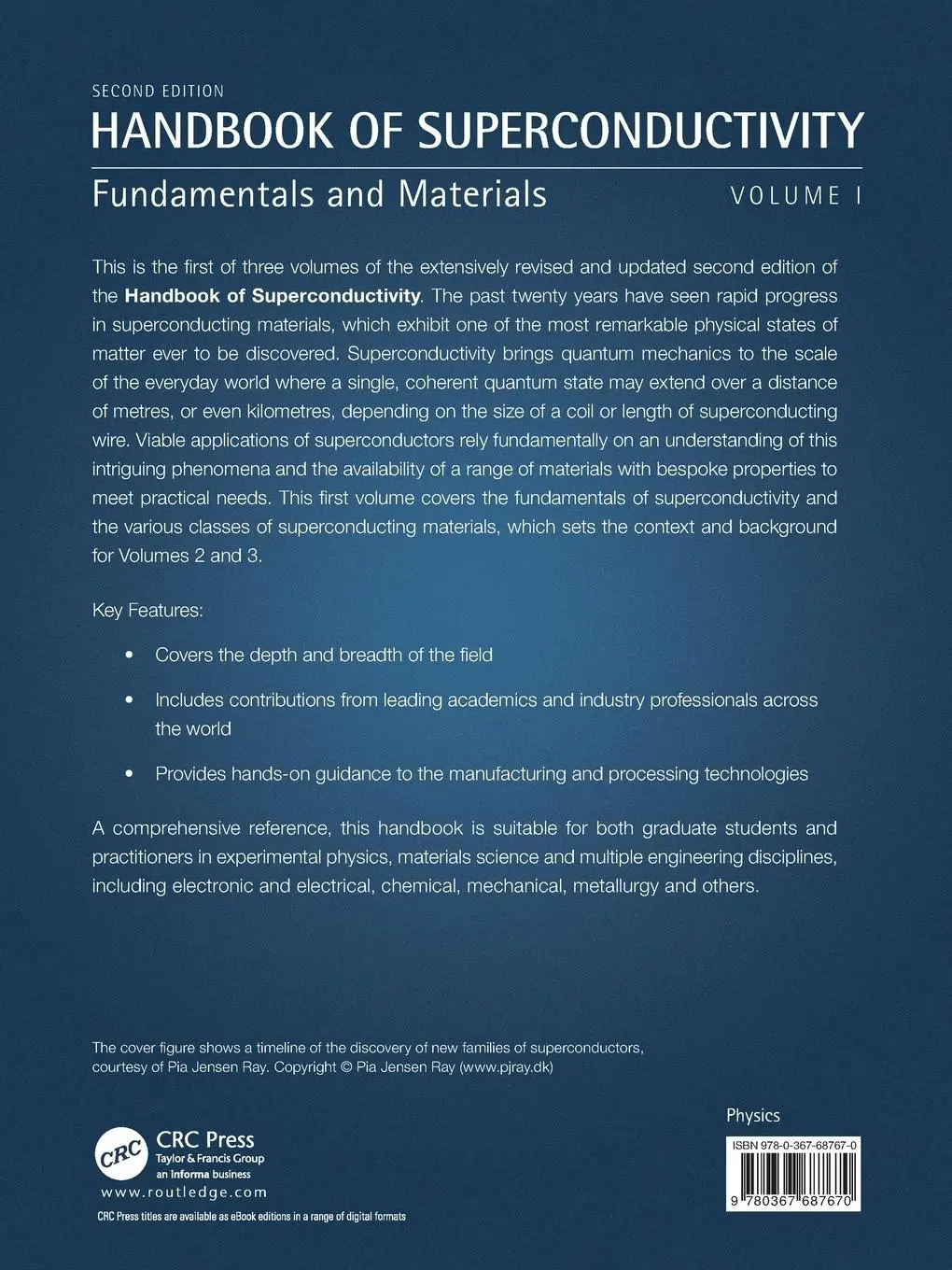 Rückseite: 9780367687670 | Handbook of Superconductivity | Fundamentals and Materials, Volume One