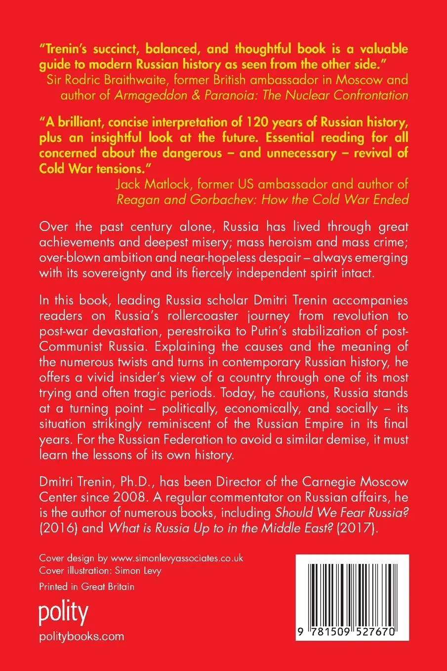 Rückseite: 9781509527670 | Russia | Dmitri Trenin | Taschenbuch | 200 S. | Englisch | 2019