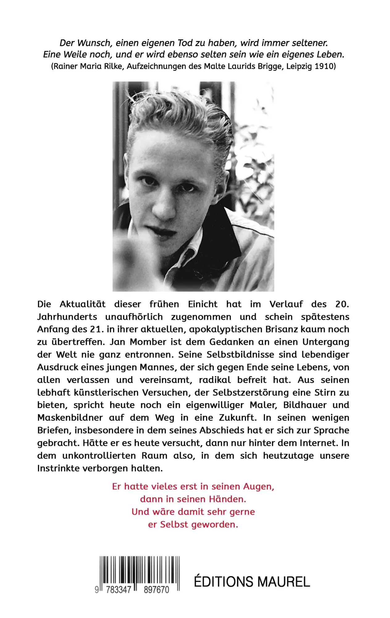 Rückseite: 9783347897670 | Augen | Blicke in ein Bilderbuch von Jan und E. Momber | Momber | Buch