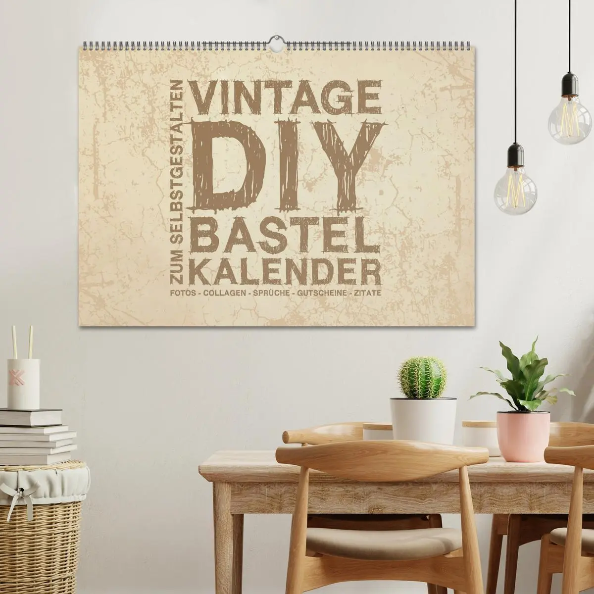 Bild: 9783457787670 | Vintage DIY Bastel-Kalender - Zum Selbstgestalten (Wandkalender...