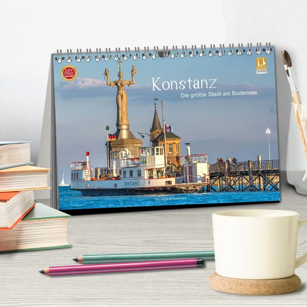 Bild: 9783457857670 | Konstanz - die größte Stadt am Bodensee (Tischkalender 2026 DIN A5...