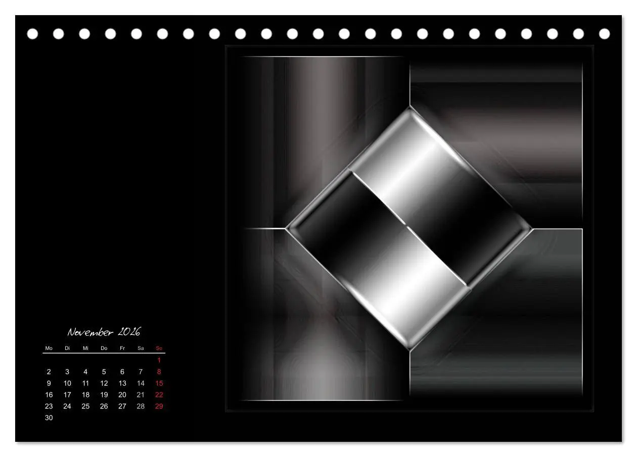Bild: 9783516187670 | Schwarz trifft Weiß (Tischkalender 2026 DIN A5 quer), CALVENDO...