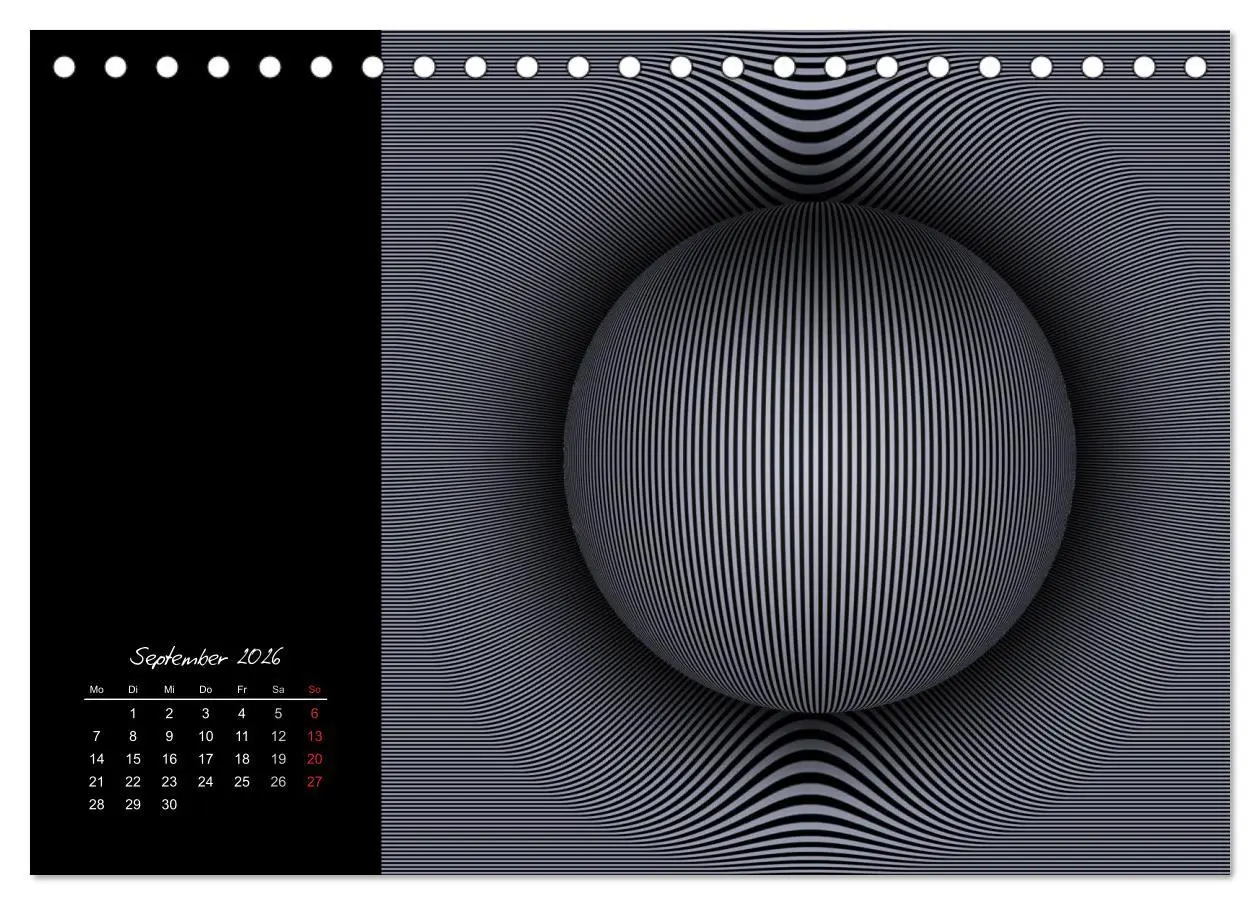 Bild: 9783516187670 | Schwarz trifft Weiß (Tischkalender 2026 DIN A5 quer), CALVENDO...