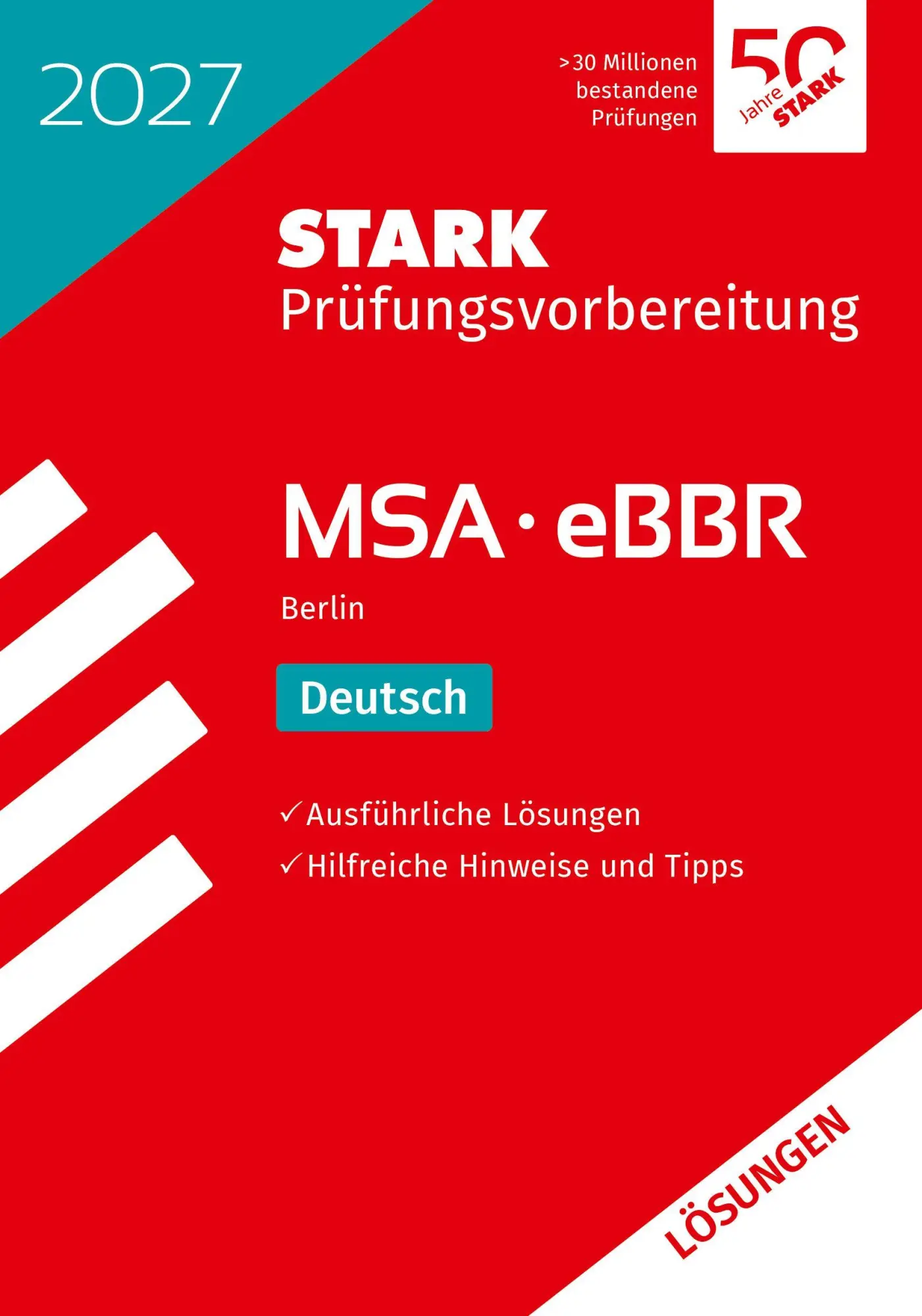 Cover: 9783849067670 | STARK Lösungen zu Deutsch - MSA/eBBR 2027 Berlin -...