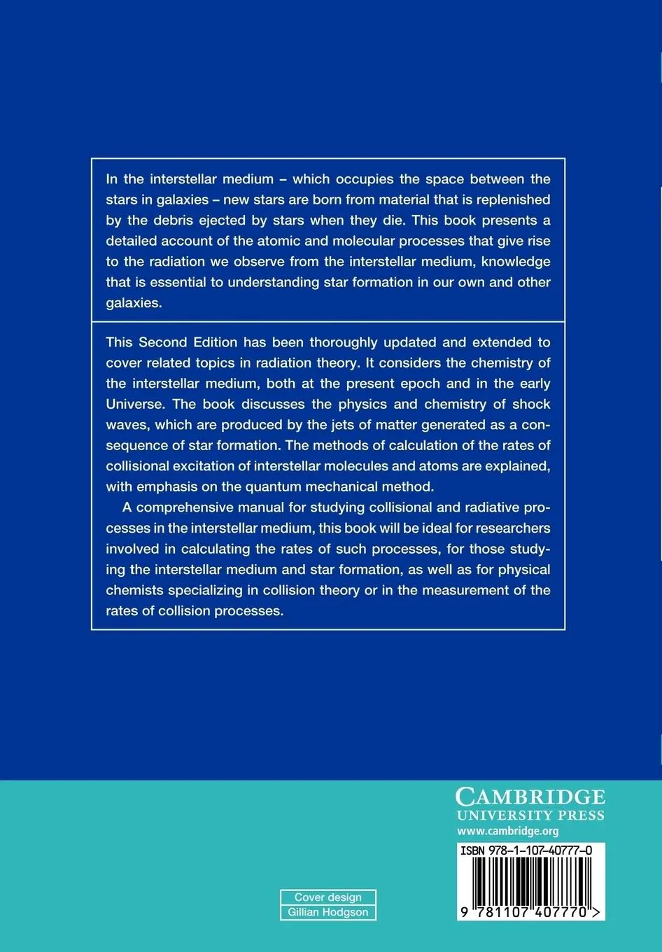 Rückseite: 9781107407770 | Molecular Collisions in the Interstellar Medium | David Flower | Buch