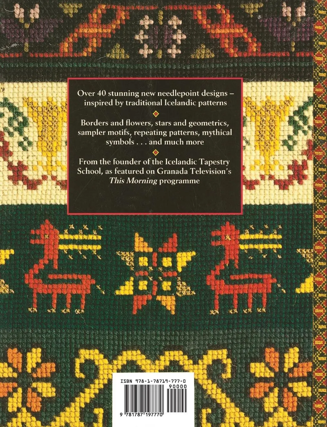 Rückseite: 9781787197770 | Icelandic Patterns in Needlepoint | Jona Sparey | Taschenbuch | 2018