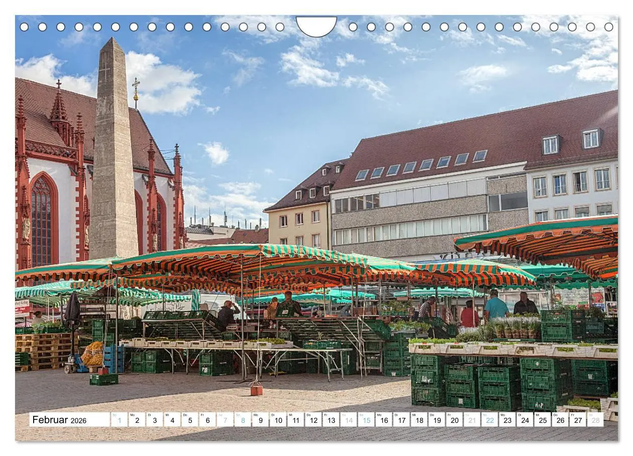 Bild: 9783457777770 | Würzburg - Stadt mit Charme (Wandkalender 2026 DIN A4 quer),...