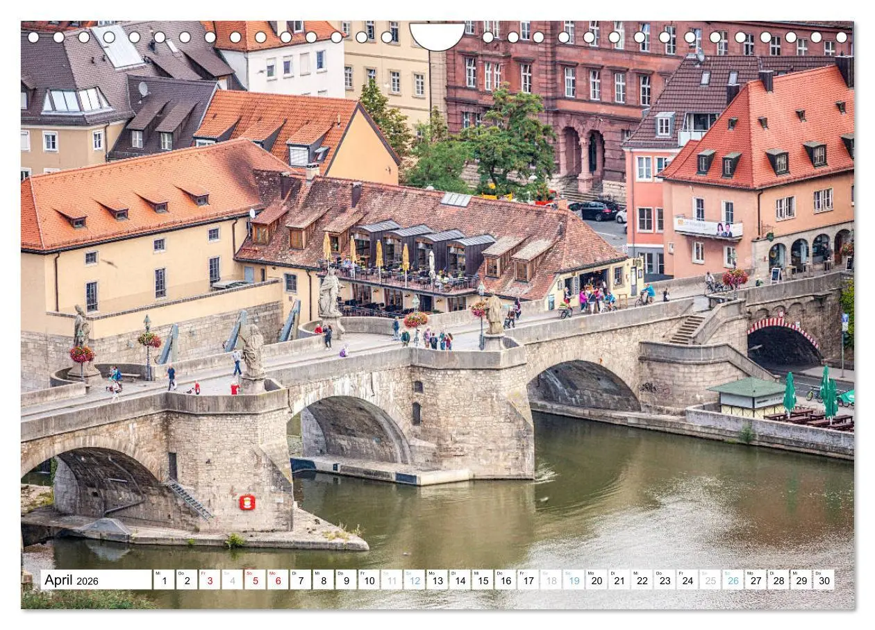 Bild: 9783457777770 | Würzburg - Stadt mit Charme (Wandkalender 2026 DIN A4 quer),...
