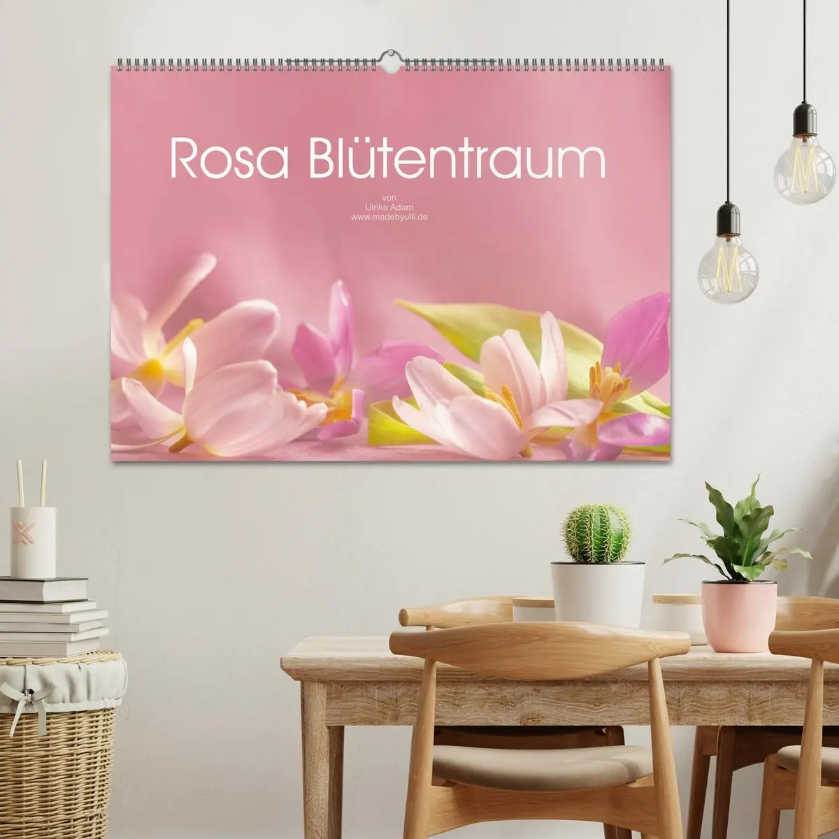 Bild: 9783457917770 | Rosa Blütentraum (Wandkalender 2026 DIN A2 quer), CALVENDO...