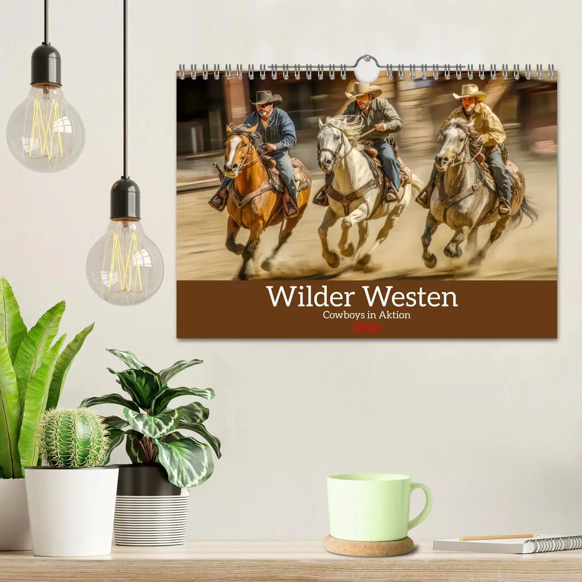 Bild: 9783516627770 | Wilder Westen - Cowboys in Aktion (Wandkalender 2026 DIN A4 quer),...