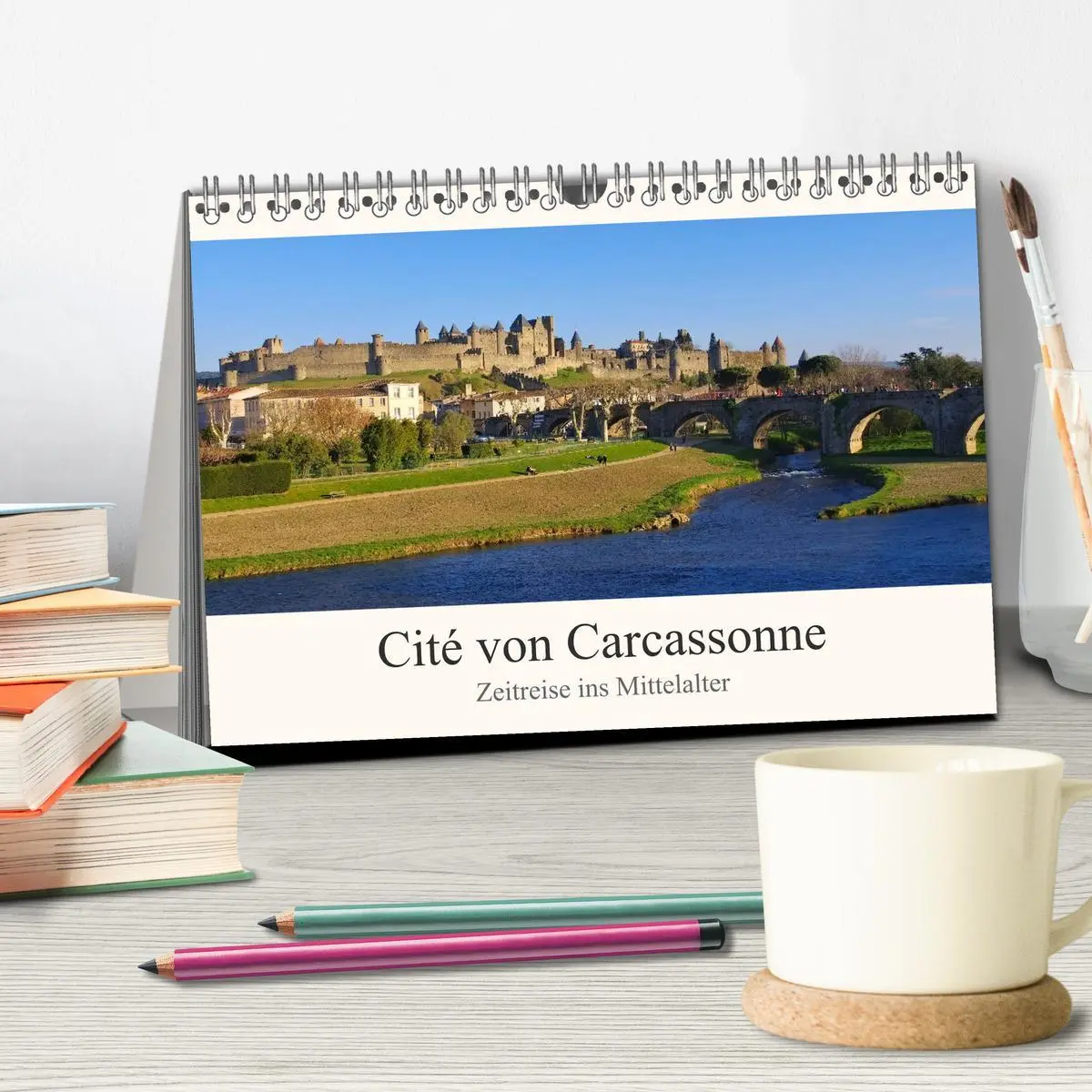 Bild: 9783457907870 | Cite von Carcassonne - Zeitreise ins Mittelalter (Tischkalender...