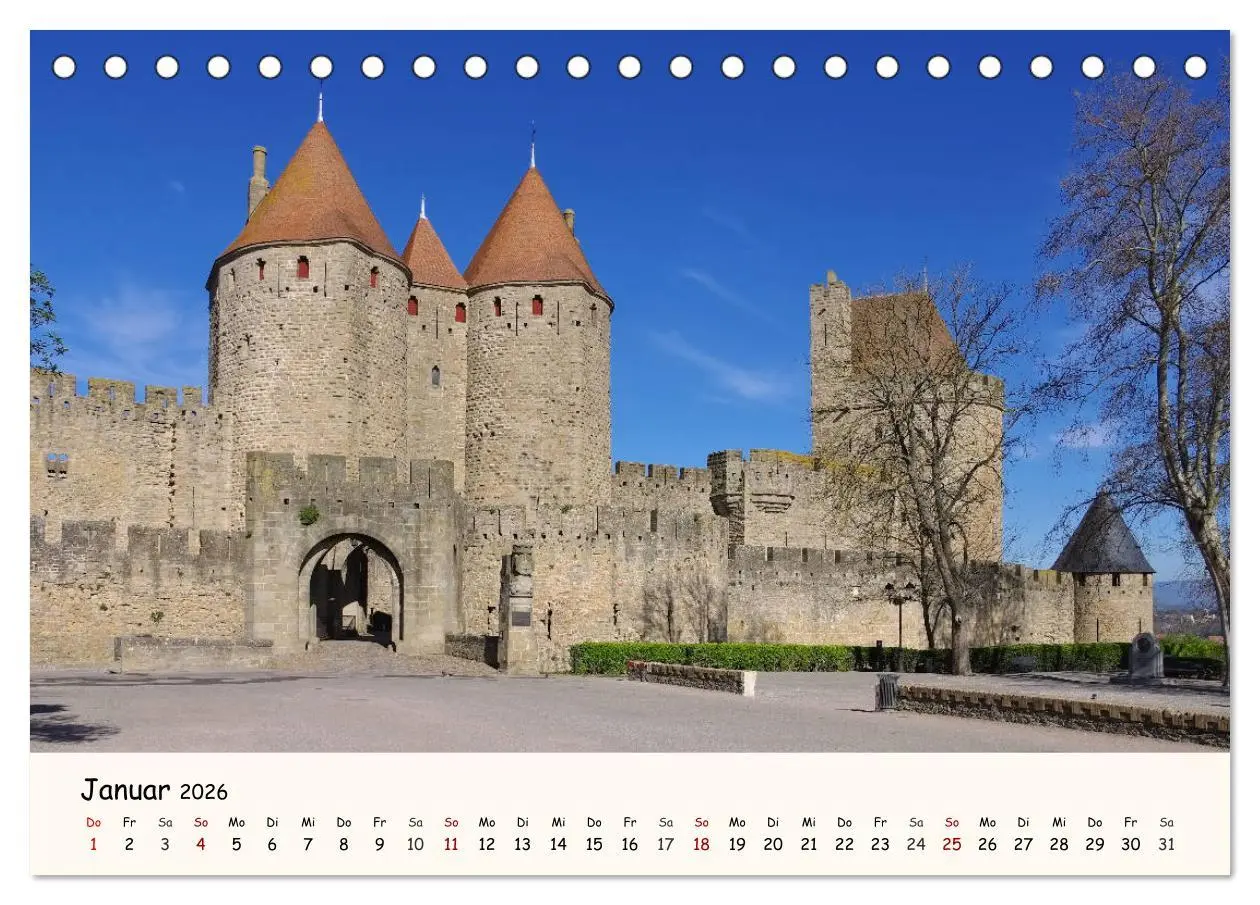 Bild: 9783457907870 | Cite von Carcassonne - Zeitreise ins Mittelalter (Tischkalender...