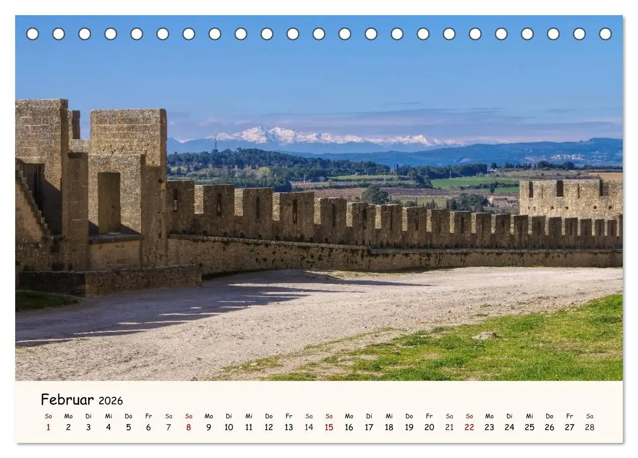 Bild: 9783457907870 | Cite von Carcassonne - Zeitreise ins Mittelalter (Tischkalender...