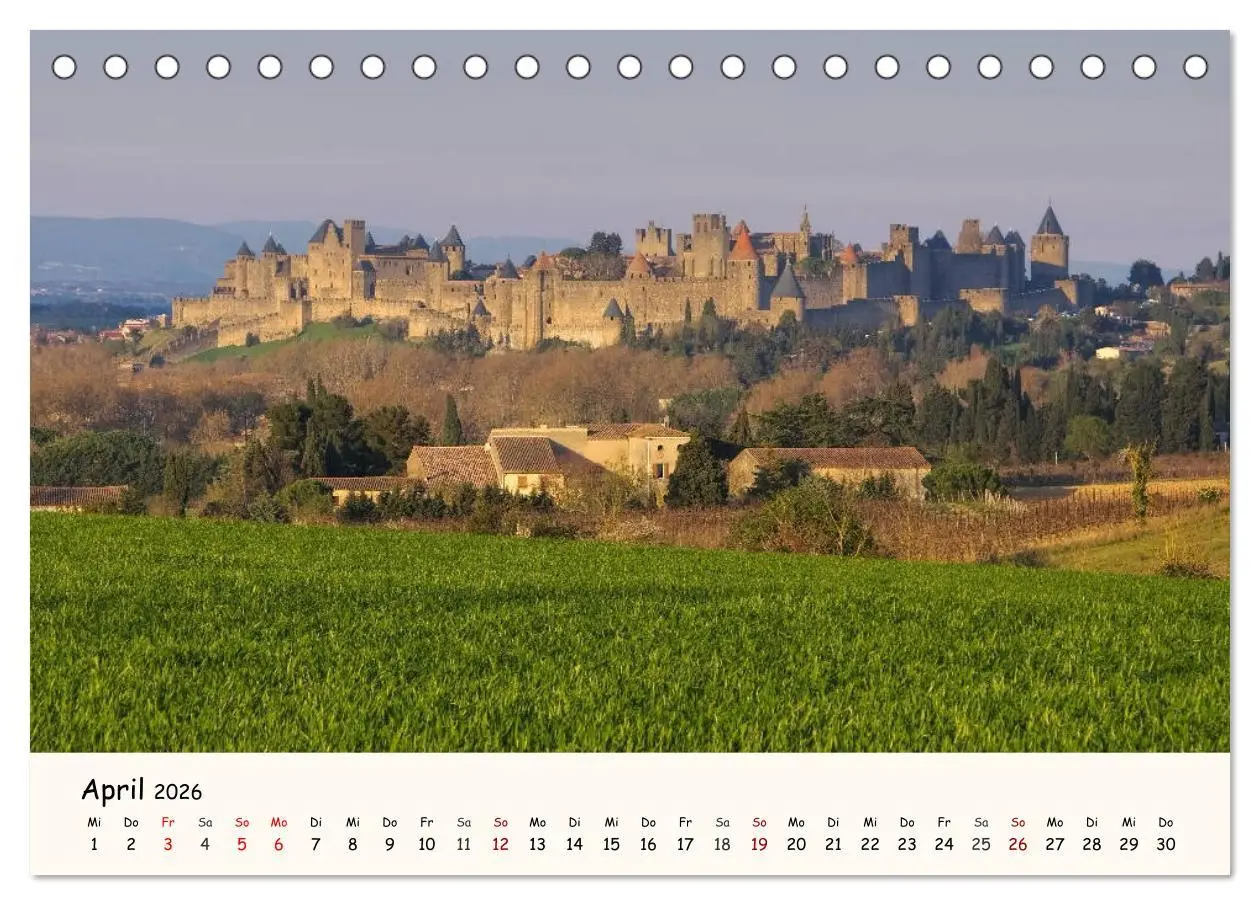 Bild: 9783457907870 | Cite von Carcassonne - Zeitreise ins Mittelalter (Tischkalender...