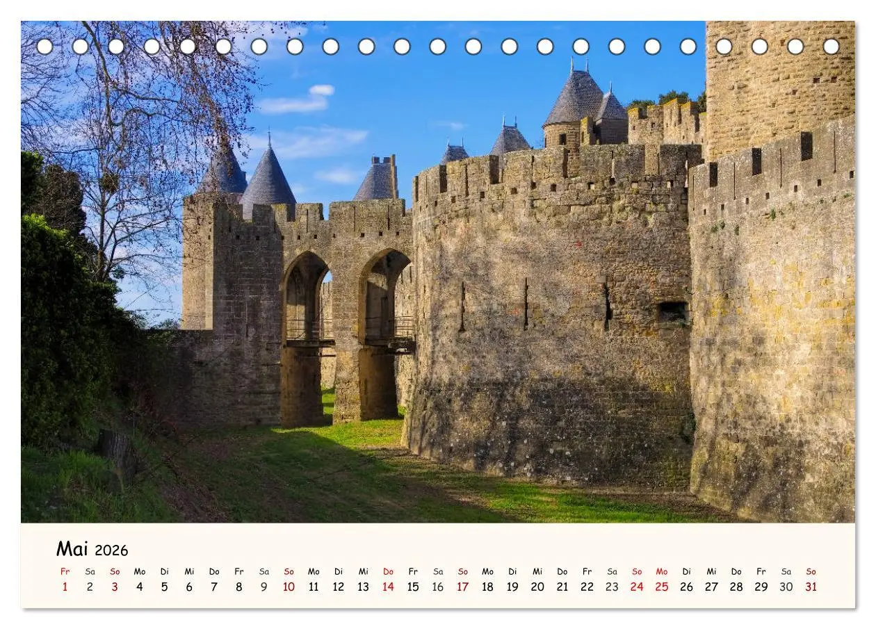 Bild: 9783457907870 | Cite von Carcassonne - Zeitreise ins Mittelalter (Tischkalender...