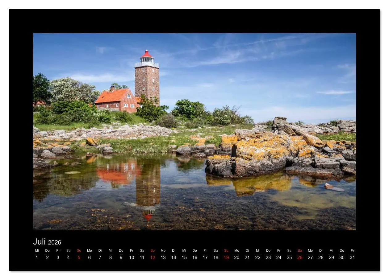Bild: 9783516167870 | Die Farben Bornholms (Wandkalender 2026 DIN A4 quer), CALVENDO...