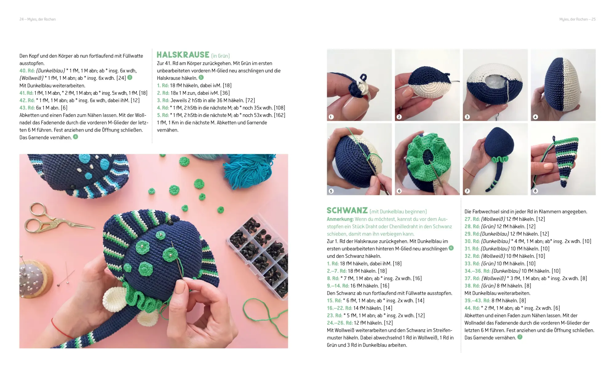 Bild: 9783745927870 | Amigurumis und Meer häkeln - Deine zauberhaften Unterwasserfreunde...