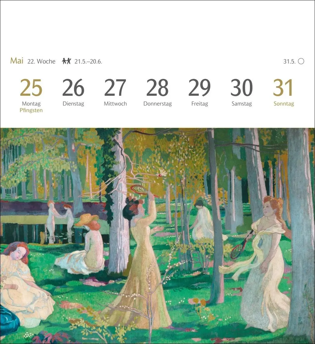 Bild: 9783840037870 | Kunstgenuss Postkartenkalender 2026 - Kalender mit 53 Kunstpostkarten