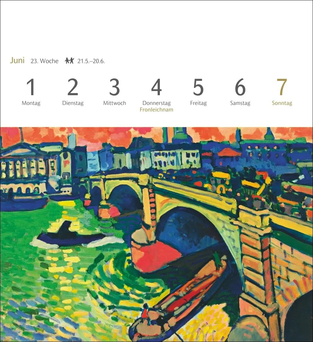 Bild: 9783840037870 | Kunstgenuss Postkartenkalender 2026 - Kalender mit 53 Kunstpostkarten