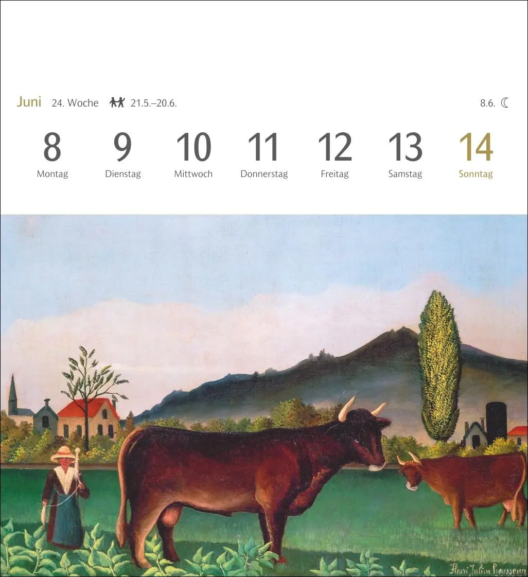 Bild: 9783840037870 | Kunstgenuss Postkartenkalender 2026 - Kalender mit 53 Kunstpostkarten