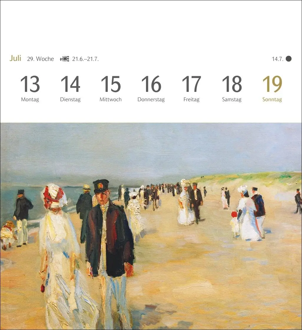 Bild: 9783840037870 | Kunstgenuss Postkartenkalender 2026 - Kalender mit 53 Kunstpostkarten