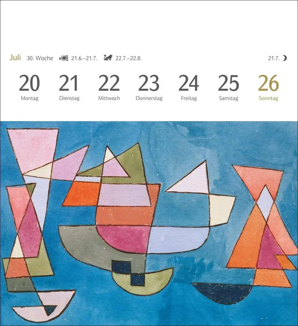 Bild: 9783840037870 | Kunstgenuss Postkartenkalender 2026 - Kalender mit 53 Kunstpostkarten