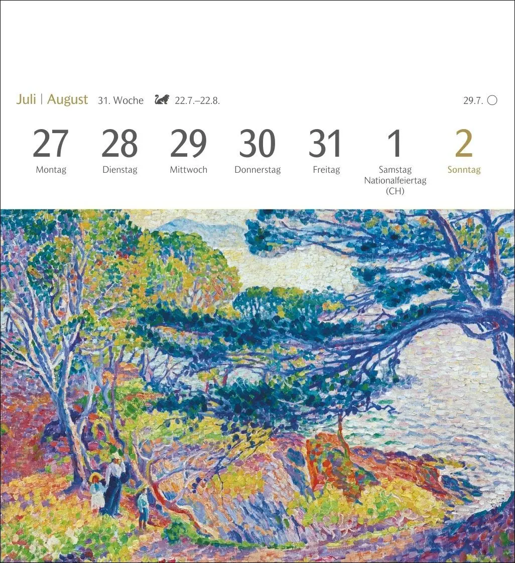 Bild: 9783840037870 | Kunstgenuss Postkartenkalender 2026 - Kalender mit 53 Kunstpostkarten