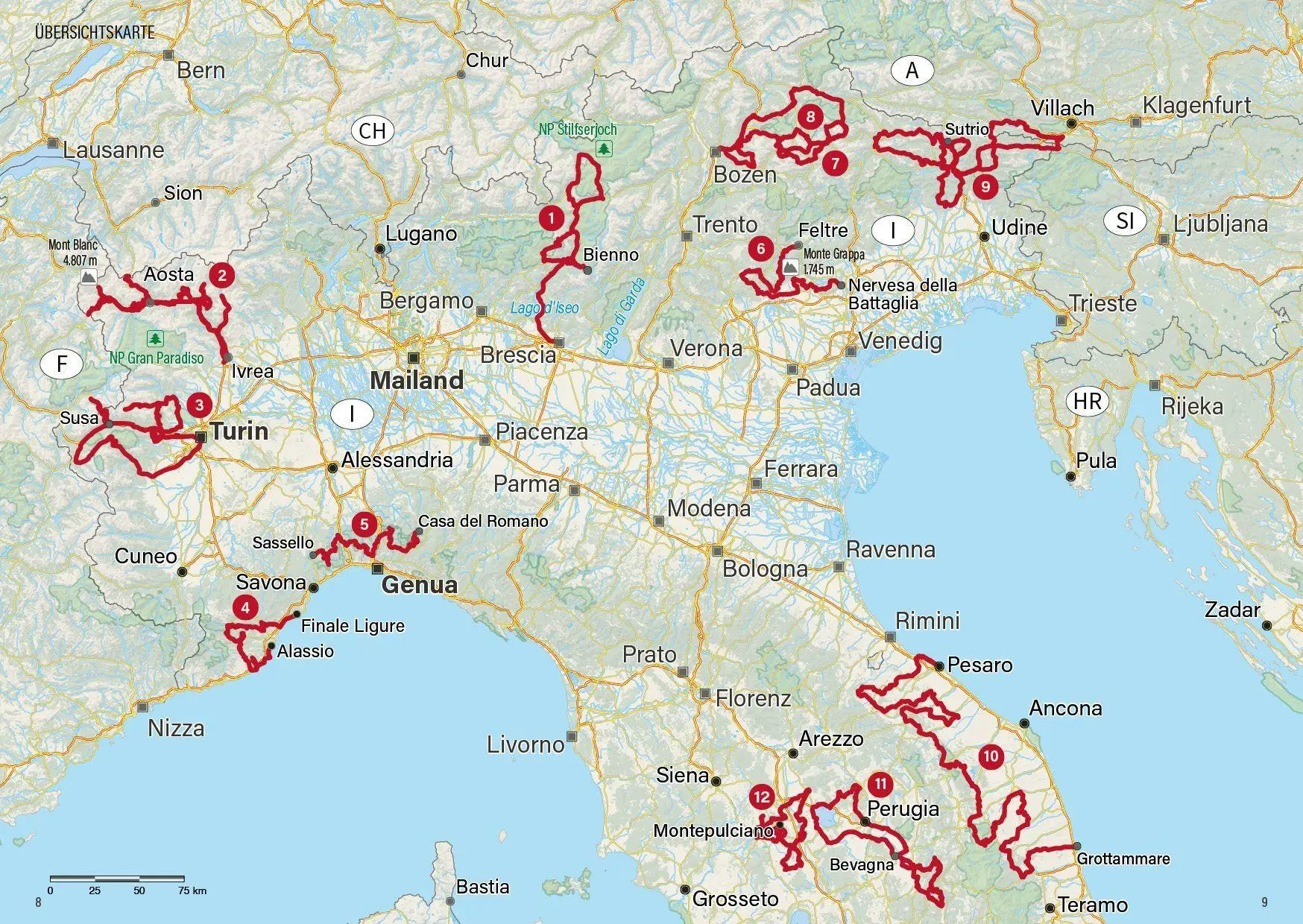 Bild: 9783939997870 | Norditalien | Europas schönste Motorradtouren | Leonardo Lucarelli