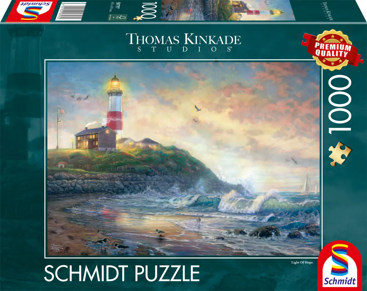 Cover: 4001504587970 | Leuchtturm der Hoffnung | Puzzles Thomas Kinkade 1.000 Teile | Spiel