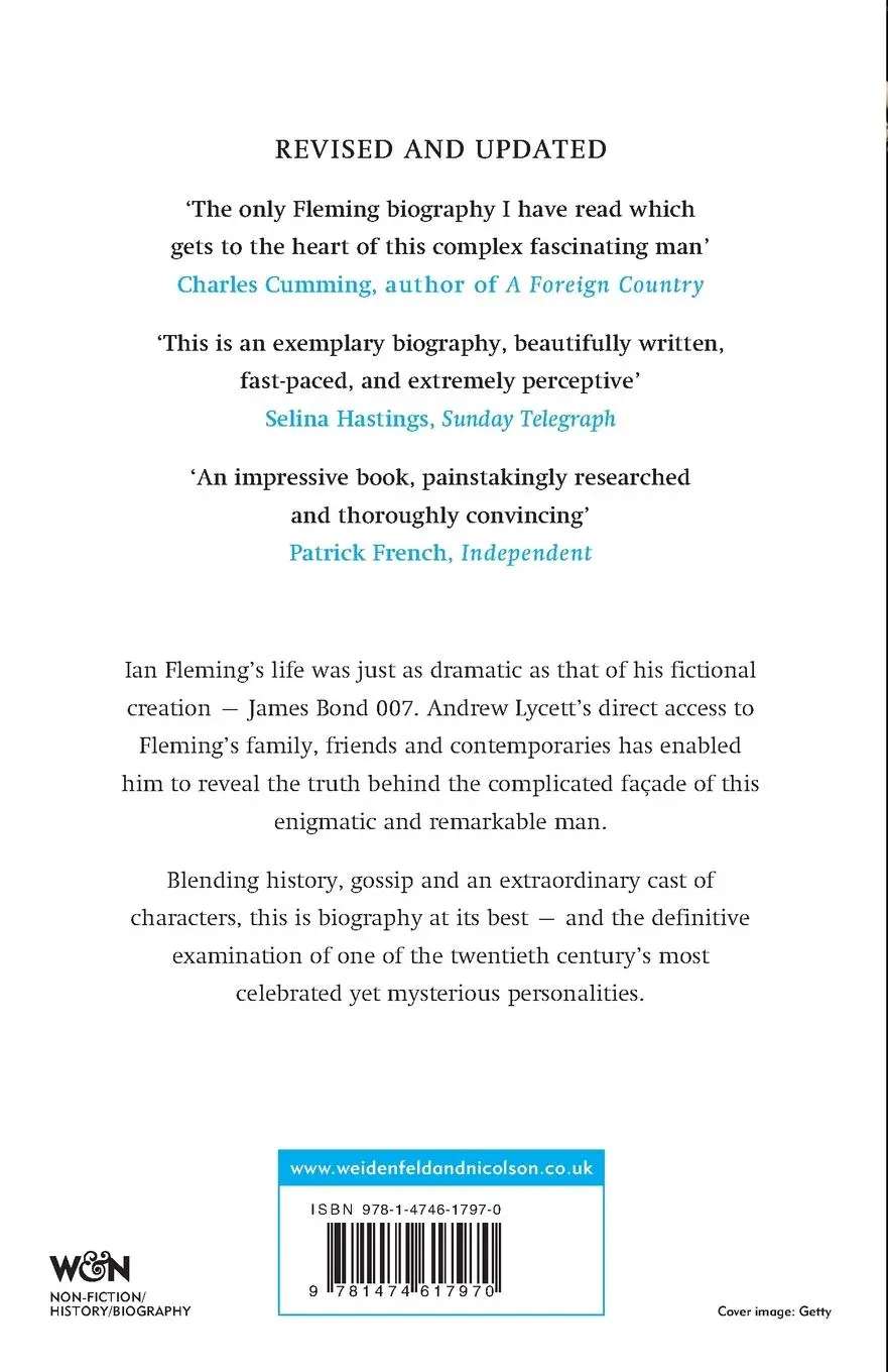 Rückseite: 9781474617970 | Ian Fleming | The man who created James Bond | Andrew Lycett | Buch