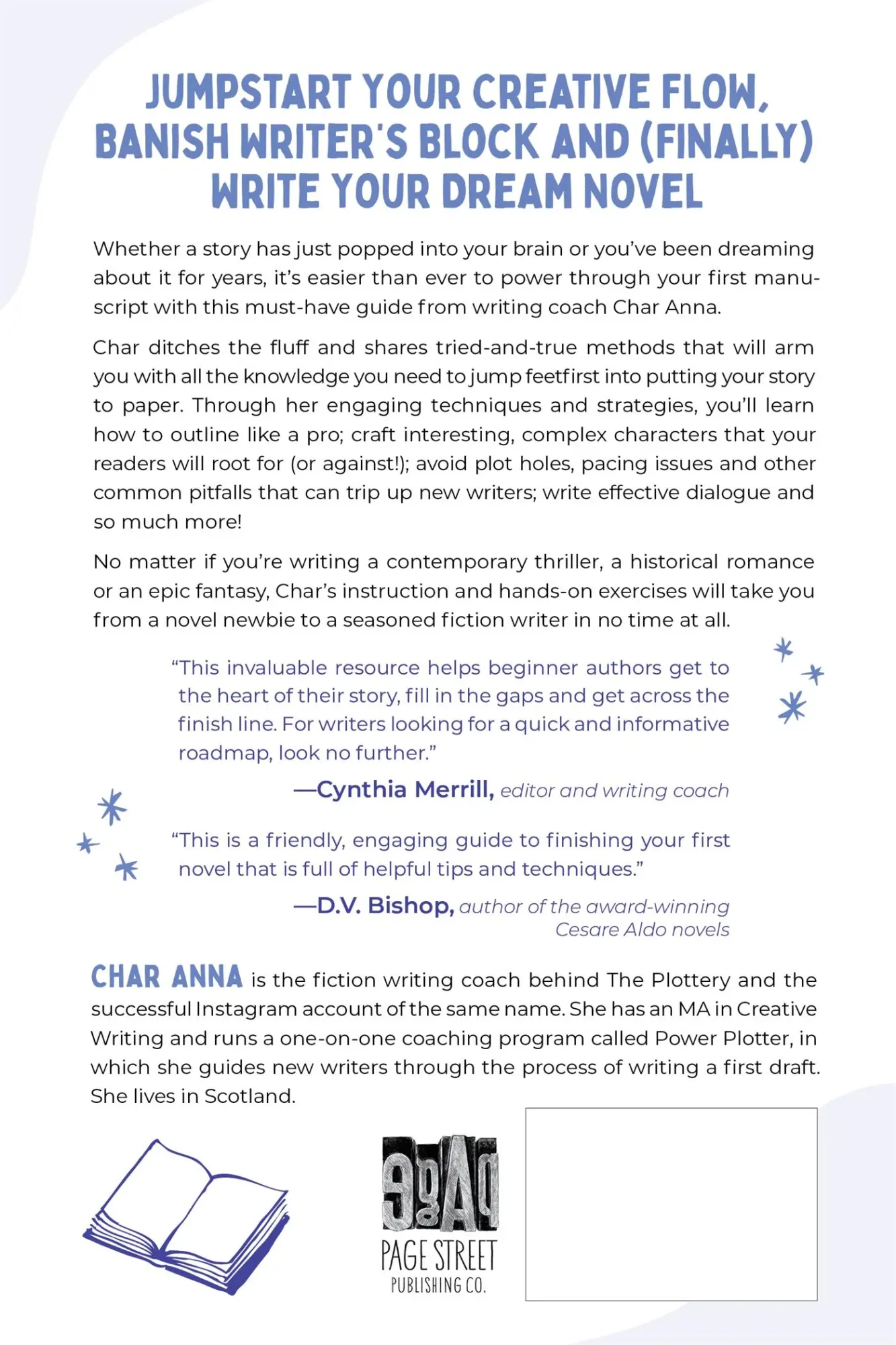 Rückseite: 9781645677970 | Finish Your First Novel | Char Anna | Taschenbuch | Englisch | 2023