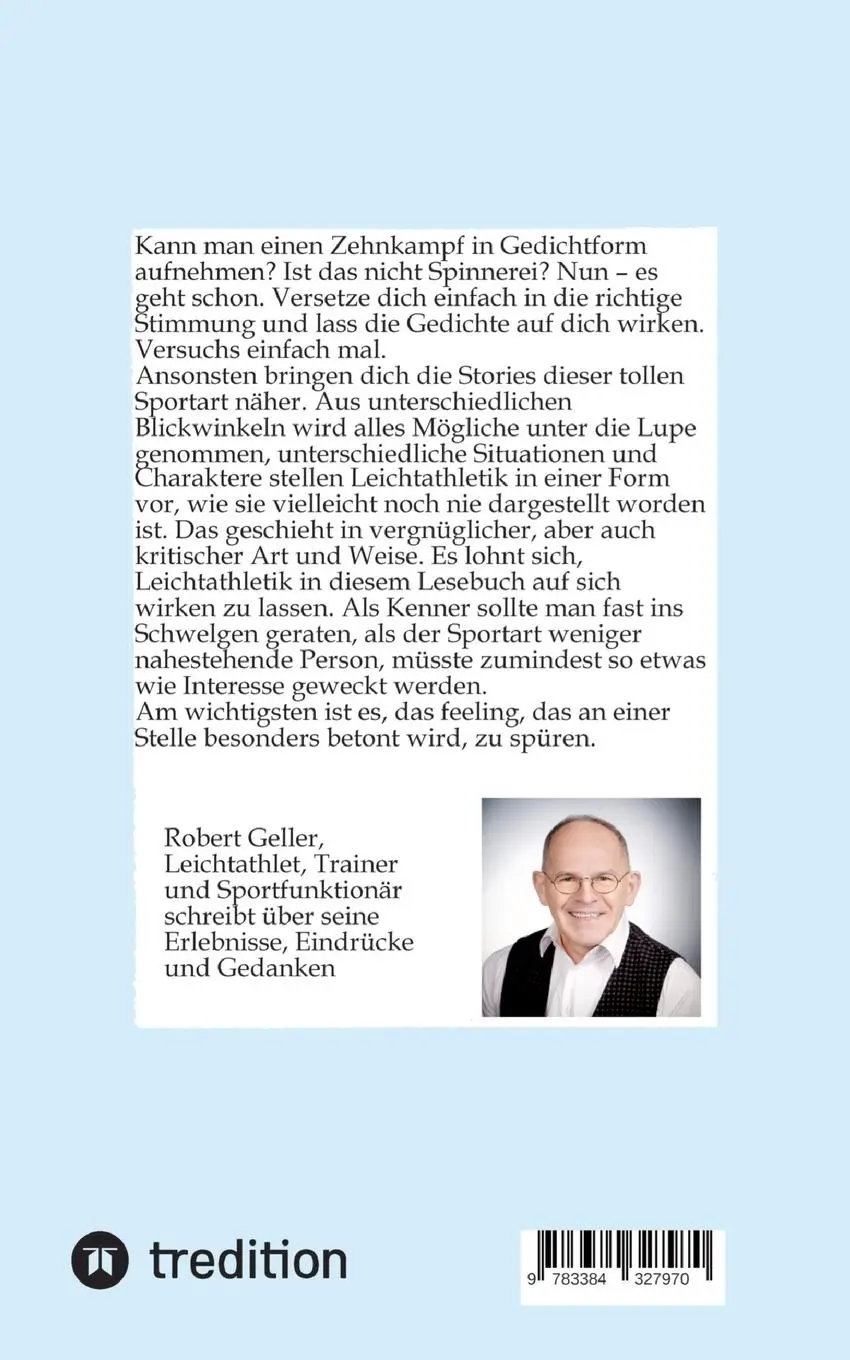 Rückseite: 9783384327970 | Einfach Leichtathletik | Stories und Gedichte | Robert Geller | Buch