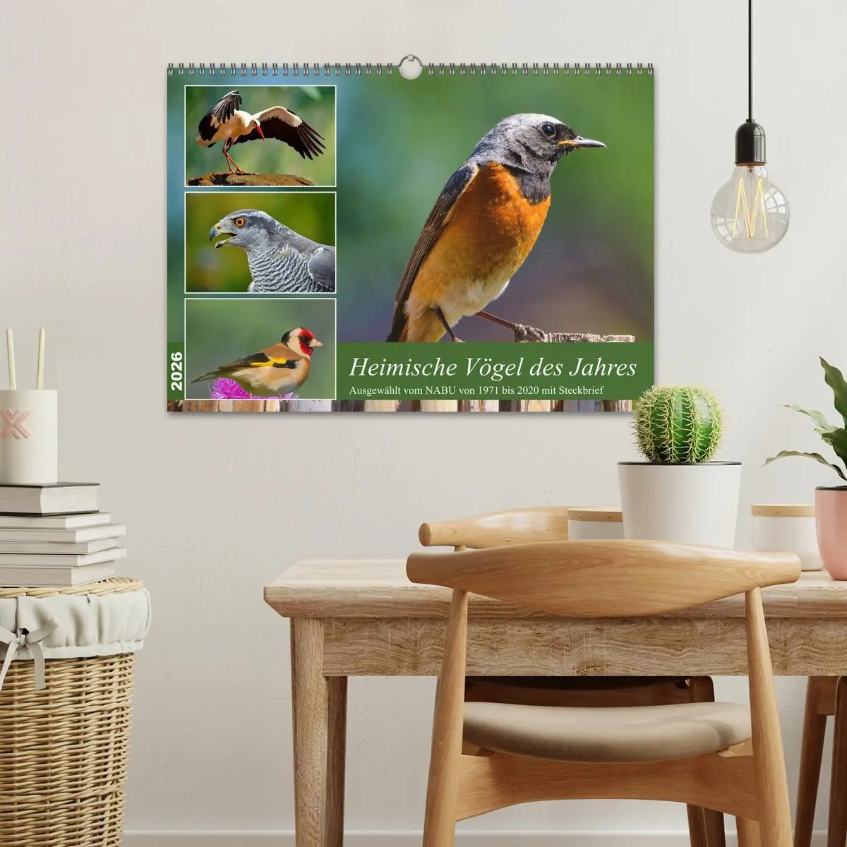 Bild: 9783457517970 | Heimische Vögel des Jahres (Wandkalender 2026 DIN A3 quer),...