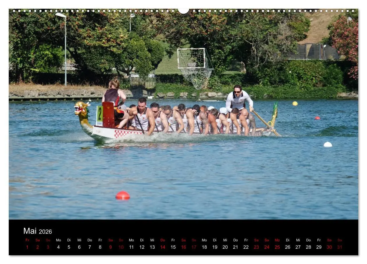 Bild: 9783457757970 | Drachenboot - MissionRome (hochwertiger Premium Wandkalender 2026...