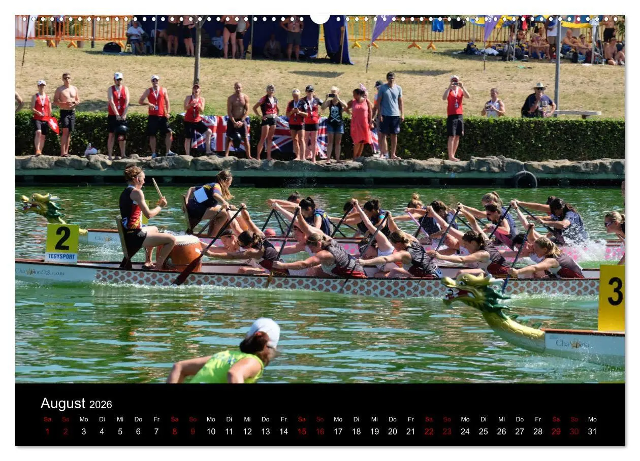 Bild: 9783457757970 | Drachenboot - MissionRome (hochwertiger Premium Wandkalender 2026...