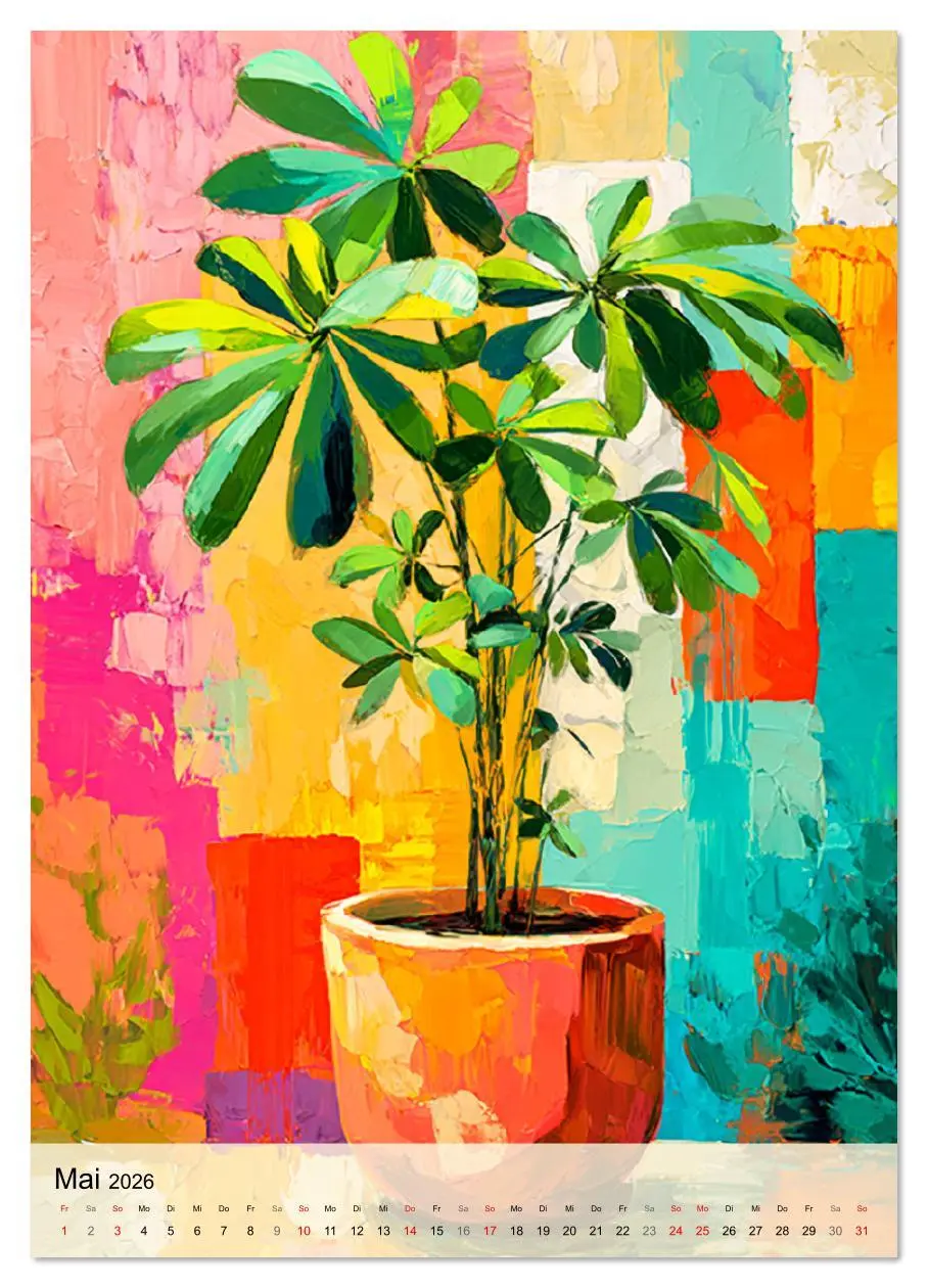 Bild: 9783516607970 | Kunst trifft Pflanze. Zimmerpflanzen als moderne Farb-Portraits...
