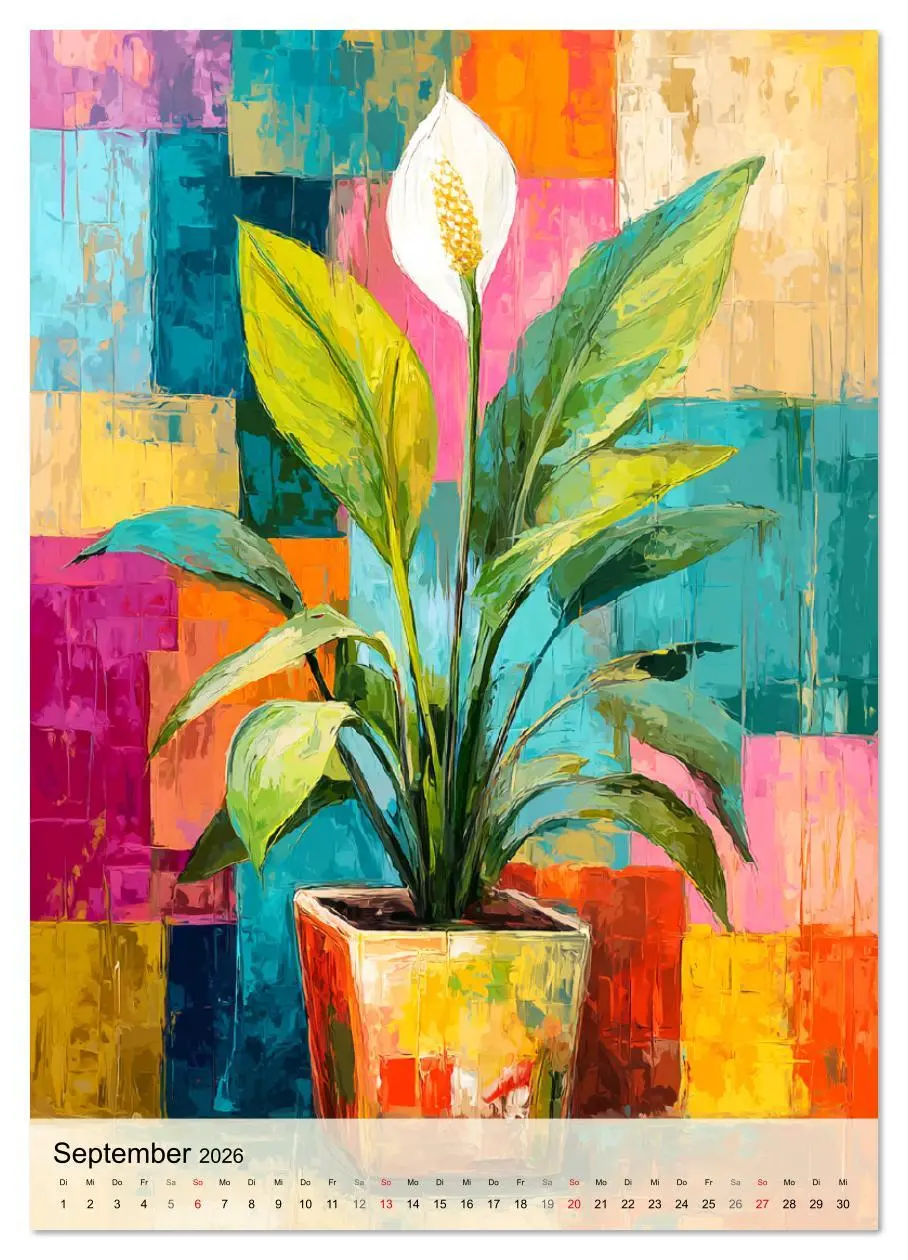 Bild: 9783516607970 | Kunst trifft Pflanze. Zimmerpflanzen als moderne Farb-Portraits...