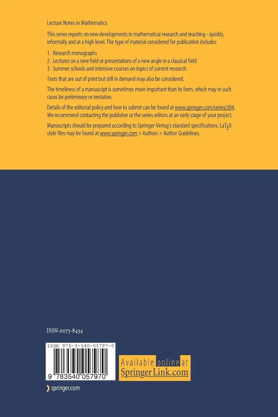 Rückseite: 9783540057970 | Zeta Functions of Simple Algebras | Herve Jacquet (u. a.) | Buch