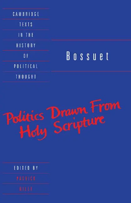 Cover: 9780521368070 | Bossuet | Politics Drawn from the Very Words of Holy Scripture | Buch