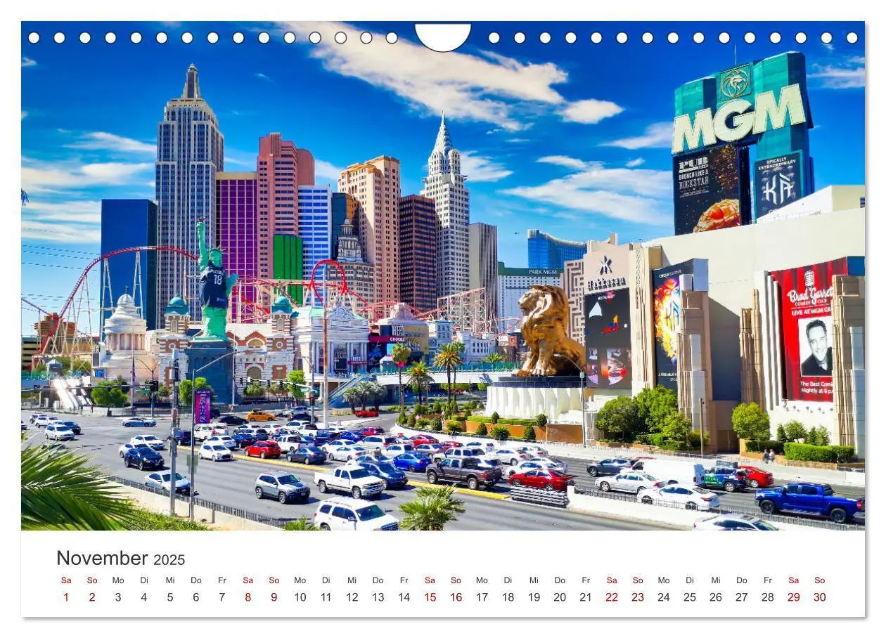 Bild: 9783383918070 | Las Vegas - Die Hauptstadt der Unterhaltung. (Wandkalender 2025 DIN...