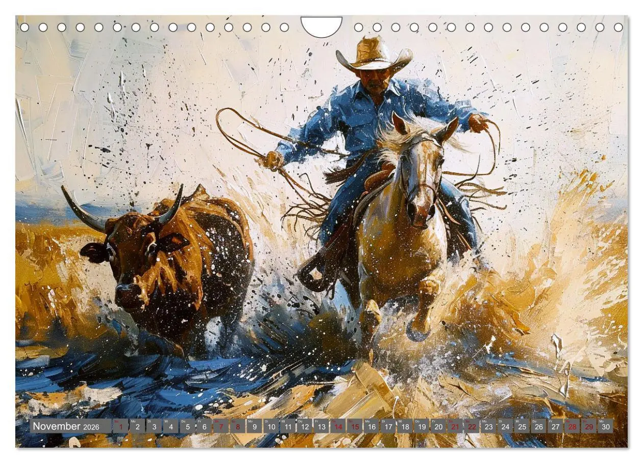 Bild: 9783457338070 | Pferde, Staub und Freiheit (Wandkalender 2026 DIN A4 quer),...