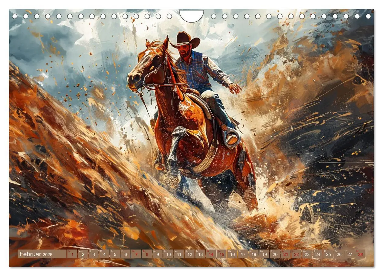 Bild: 9783457338070 | Pferde, Staub und Freiheit (Wandkalender 2026 DIN A4 quer),...