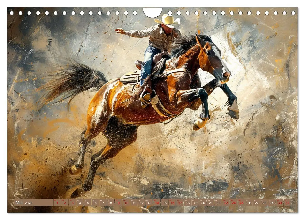 Bild: 9783457338070 | Pferde, Staub und Freiheit (Wandkalender 2026 DIN A4 quer),...