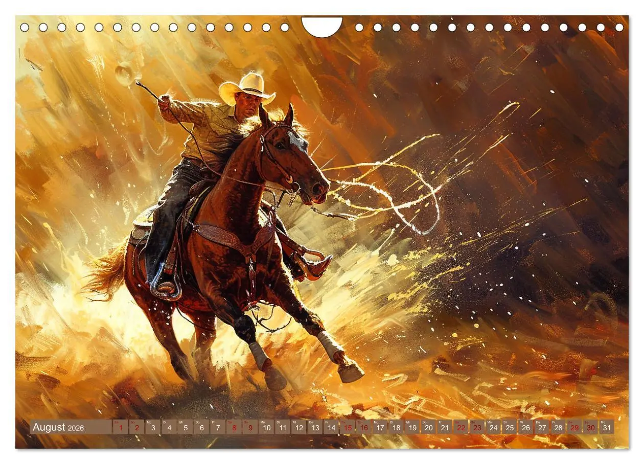 Bild: 9783457338070 | Pferde, Staub und Freiheit (Wandkalender 2026 DIN A4 quer),...