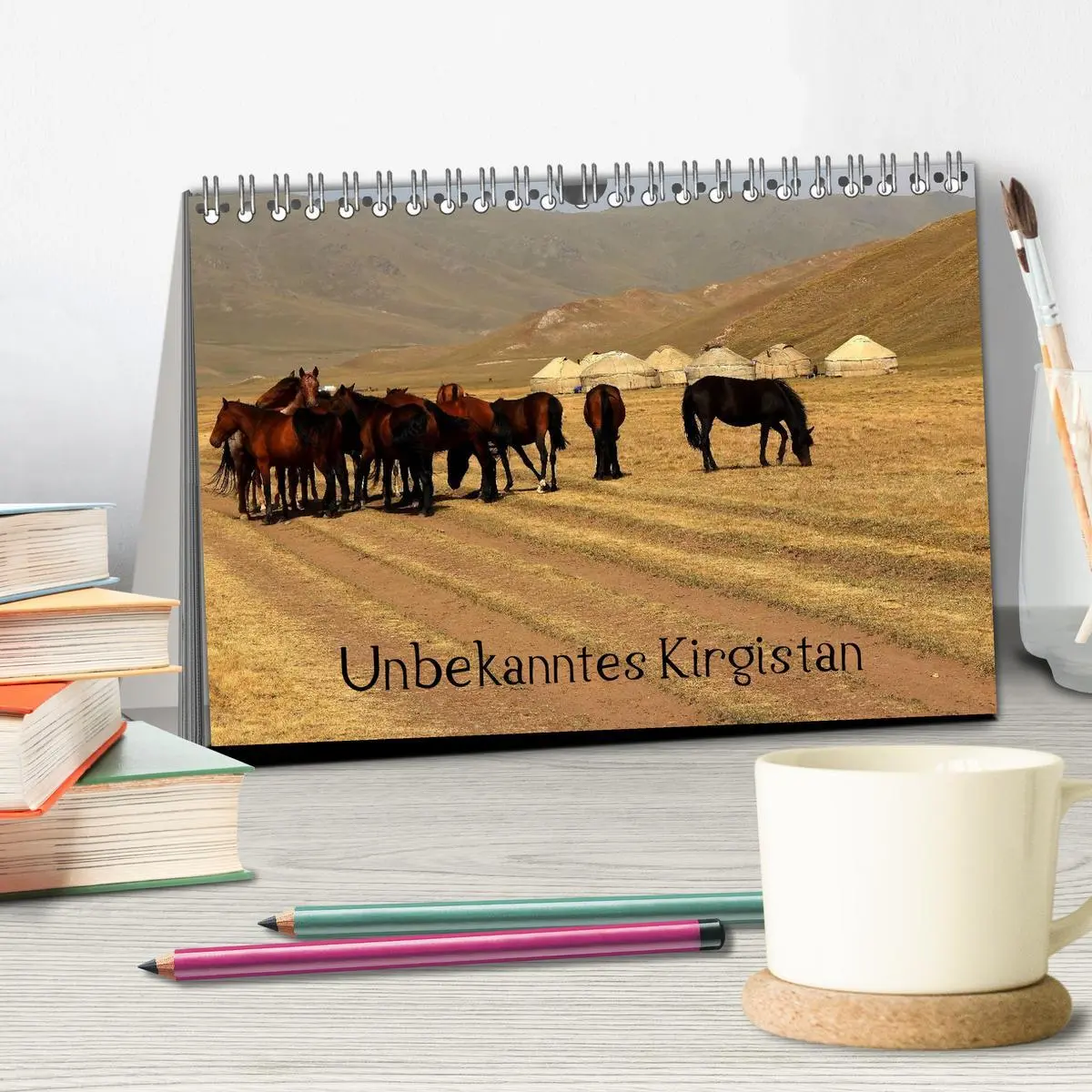 Bild: 9783457958070 | Unbekanntes Kirgistan (Tischkalender 2026 DIN A5 quer), CALVENDO...