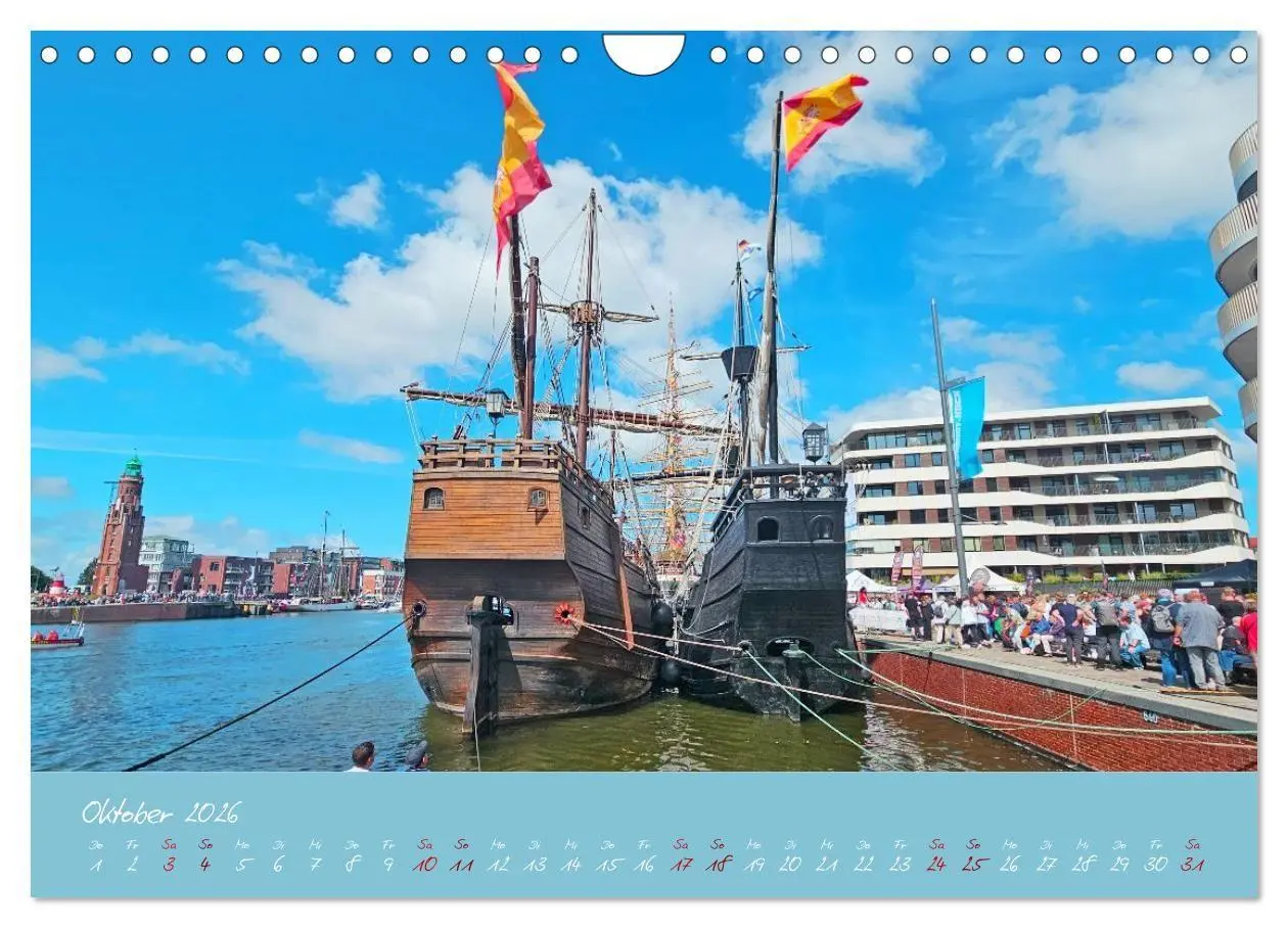 Bild: 9783516668070 | SAIL Bremerhaven. Segelspektakel zum Wegträumen (Wandkalender 2026...