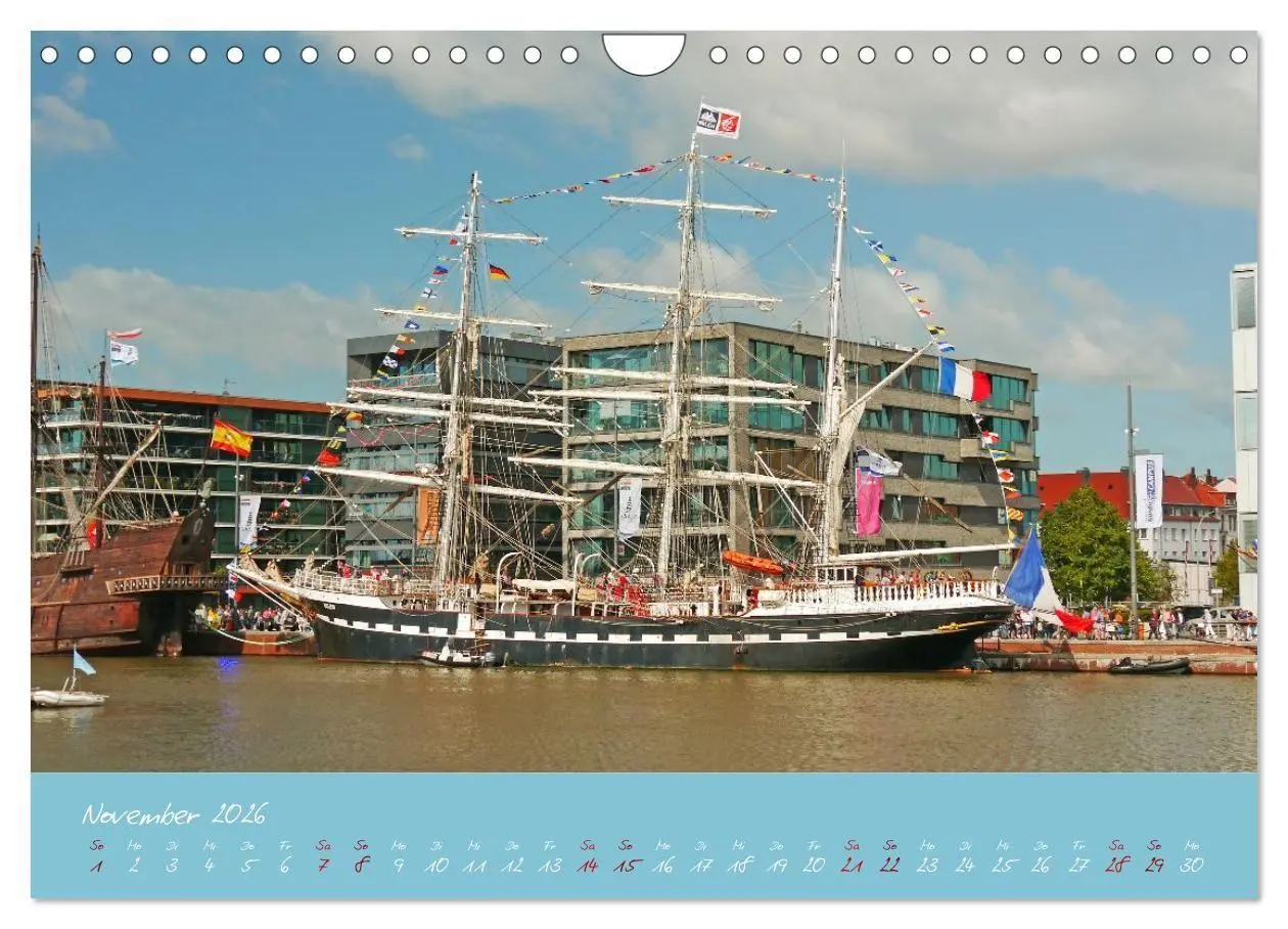 Bild: 9783516668070 | SAIL Bremerhaven. Segelspektakel zum Wegträumen (Wandkalender 2026...