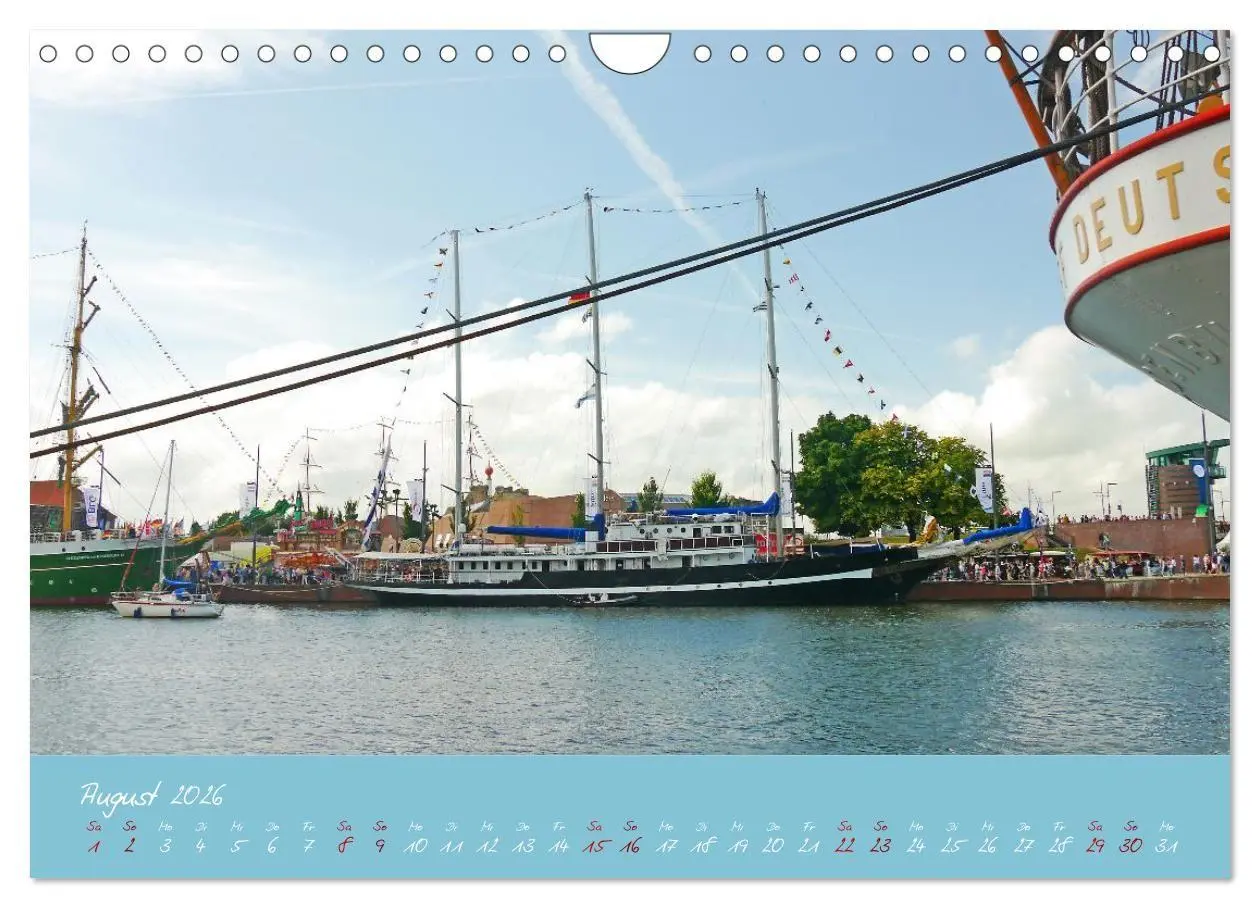 Bild: 9783516668070 | SAIL Bremerhaven. Segelspektakel zum Wegträumen (Wandkalender 2026...